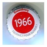 Capsule de bi�re -   kronenbourg   - les ann�es qui comptent - 1966