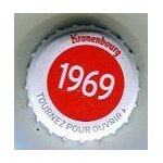 Capsule de bi�re -   kronenbourg   - les ann�es qui comptent - 1969