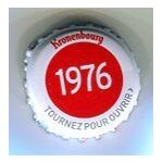 Capsule de bi�re -   kronenbourg   - les ann�es qui comptent - 1976