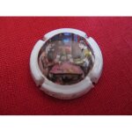Capsule de champagne de castellane  ; joueurs de cartes ;