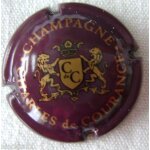 Capsule de champagne charles de courance violet foncé et orl Capsule de champagne charles de courance violet foncé et orl