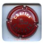 Capsule de champagne charles lafitte quart rouge et metal Capsule de champagne charles lafitte quart rouge et metal