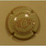 Capsule de champagne claude tevenin et fils (beige avec ecriture) rouge) Capsule de champagne claude tevenin et fils (beige avec ecriture) rouge)