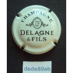 Capsule de champagne delagne & fils (crme et noir)