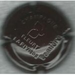 Capsule champagne demi�re a et j estamp�e marron