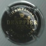 Capsule champagne drappier or et noir