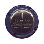 Capsule champagne feuillatte bleu fonc et noir
