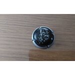 Capsule de champagne fl�te avec bulles noire et argent