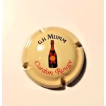 Capsule de champagne g. h. mumm cordon rouge (crème avec bouteille) Capsule de champagne g. h. mumm cordon rouge (crème avec bouteille)