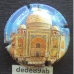 Capsule de champagne g�n�rique . les monuments : le taj mahal .