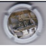 Capsule de champagne - gnrique - pressoir de pierre -