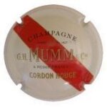 Capsule de champagne h. mumm blanc cordon rouge or