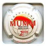 Capsule de champagne h. mumm cuvee 2000 blanc Capsule de champagne h. mumm cuvee 2000 blanc