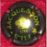 Capsule de champagne jacquesson et fils or et noir