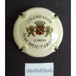 Capsule de champagne : jean moutardier - le breuil - (cr�me or rouge & noir)
