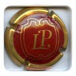 Capsule de champagne laurent perrier bordeaux et or