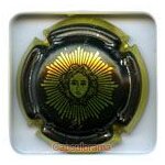 Capsule de champagne laurent perrier noir et or cuvee grand siecle