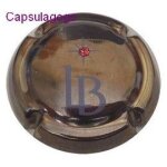Capsule de champagne lecart - bousselet avec un brillant rouge (voir la photo)