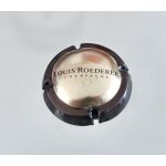 Capsule de champagne louis roederer. or p�le. contour marron.
