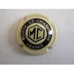 Capsule de champagne  marne et champagne france . beige et noir