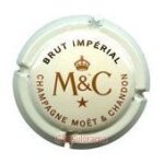 Capsule de champagne = moet chandon , brut imprial,