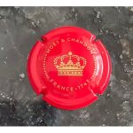Capsule champagne mot et chandon rouge