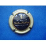 Capsule de champagne nicolas feuillate ctr marron clair, centre noir (46).