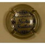 Capsule de champagne nicolas feuillatte (gris avec ecriture noir)