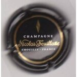 Capsule champagne nicolas feuillatte : noire, contour dor�