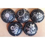 Capsule champagne / plaque muselet lot de 5 serie complete 881 argent