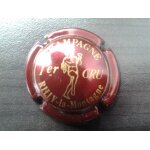 Capsule de champagne rilly - la - montagne bordeaux et or 1er cru