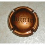 Capsule de champagne ruinart reims dore fonc