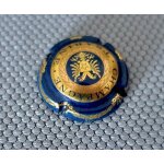 Capsule de champagne tsarine . bleu et or.