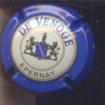 Capsule de champagne de venoge blanc et bleu