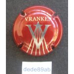 Capsule de champagne vranken - reims - (rouge bordeaux et argent)