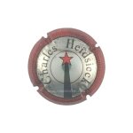 Capsule charles heidsieck. s�rie 11 petite ecriture. contour ray� bordeaux
