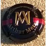 Capsule cr�mant d'alsace arthur metz noire dor�e et rouge logo en relief