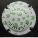 Capsule de cr�mant d'alsace = bulles vertes . . . .