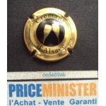 Capsule de cr�mant d' alsace . (or & noir)