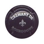 Capsule cr�mant de bourgogne - noir et argent - tbon etat