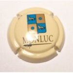 Capsule de mousseux = pousse rapire de monluc, blason bleu clair