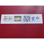 Carnet de 6 timbres neufs relation culturel france suede