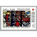Carnet 8 timbres france 1981 , neuf - croix rouge - fernand l�ger - 4 yt 2175 (1. 40 + 0. 30) + 4 yt ...
