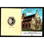 Carnet de 8 timbres - poste emis au profit de la croix - rouge franaise, anne 1976, y / t  carnet  ...