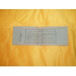 Carnet de cheque du credit lyonnais annee 1945