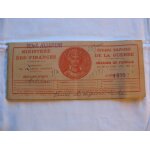 Carnet de coupons - pensions militaires de la guerre (charges de famille) 1936 / 1942