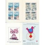 Carnet pli 8 timbres croix rouge franaise 1974 non oblitrs - berceau de henri iv carapace de tortue ...