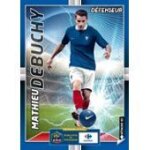 Carte carrefour 3d bleu coupe du monde football 2014 n4 mathieu debuchy