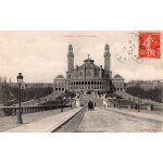 Carte ancienne, paris - le trocad�ro, avec attelage
