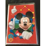 Carte anniversaire mickey disney grand format avec enveloppe